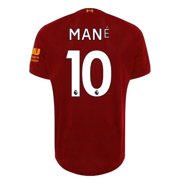 Camiseta Liverpool NO.10 Mane Replica Primera Ropa 2019/20 Rojo